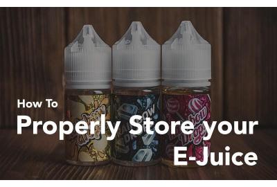 How to Properly Store E-Liquids
